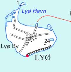 Lyø, sydsiden