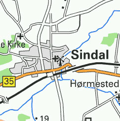 Uggerby Å, Sindal