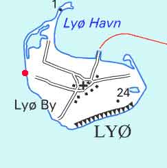 Lyø, Klokkesten